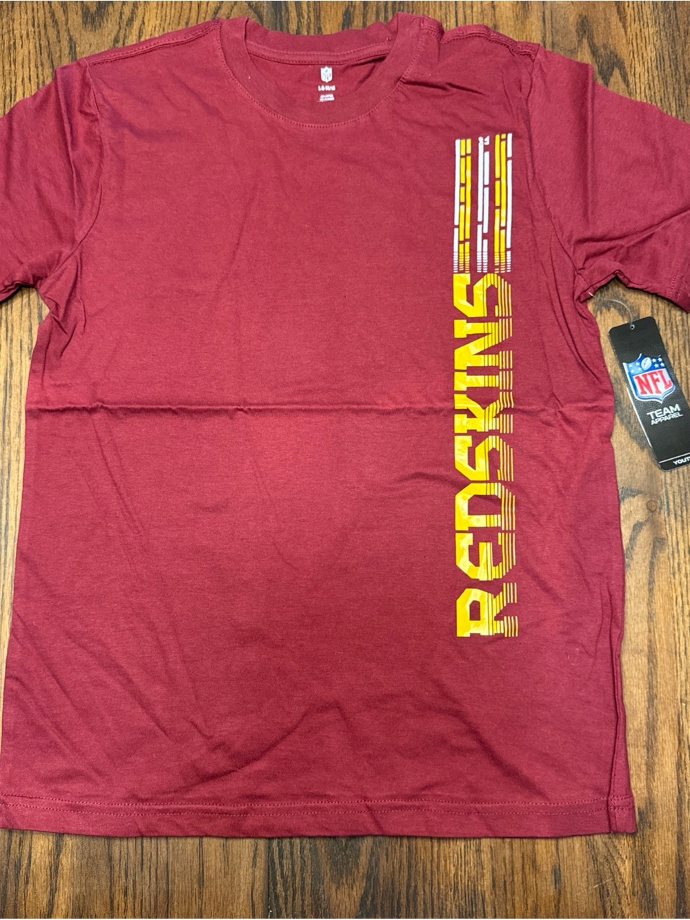 NEW Washington Redskins Football T Shirt Youth Boys L Large 14 16 NEW NWT